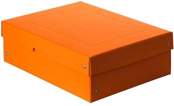 Falken Aufbewahrungsbox 'PURE Box' Pastell, DIN A4, 100 mm Höhe, orange