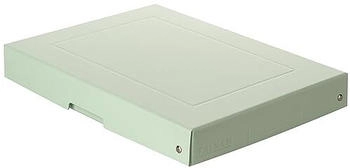 Falken Aufbewahrungsbox 'PURE Box' Pastell, DIN A4, 40 mm Höhe, grün