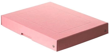 Falken Aufbewahrungsbox 'PURE Box' Pastell, DIN A4, 40 mm Höhe, pink