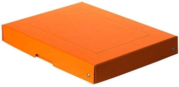 Falken Aufbewahrungsbox 'PURE Box' Pastell, DIN A4, 40 mm Höhe, orange