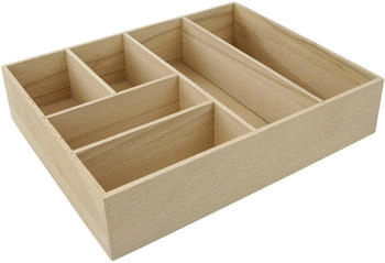 Fackelmann Schubladen-Box Buche 26x7x32 cm 86892