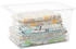 KIS Aufbewahrungsbox C XL mit Deckel 4 Rollen Transparent