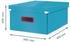 Leitz Aufbewahrungsbox 5349-00-61 ClickundStore Cosy, 35,5Liter, Pappe, sanftes blau, A3, 37 x 48 x 20cm