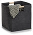 Zeller Aufbewahrungskorb 14392, 31 L, 30 x 35 x 30 cm, Filz, anthrazit