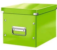 Leitz 61090054, LEITZ Click&Store quadratische Box, Gr&ouml;&szlig;e M (A5), gr&uuml;n