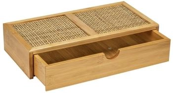Wenko Badbox Allegre mit Schublade aus Bambus und Rattan 25603100 1 St&uuml;ck