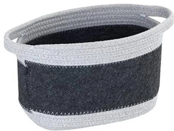 Wenko Aufbewahrungskorb Bea M Filz dunkelgrau 64496100 Fassungsvermögen: 5 Liter