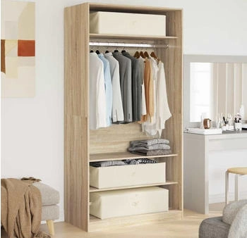 vidaXL Aufbewahrungsboxen 2 Stk. Stoff 43x34x23 cm Creme