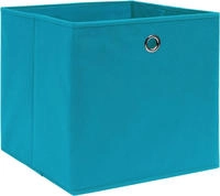 vidaXL Aufbewahrungsboxen 4 Stk. Babyblau 32x32x32 cm Stoff