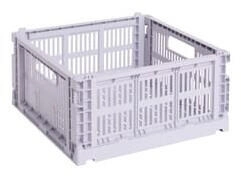 HAY Colour Crate Medium Square Aufbewahrung Lavender Lavendel