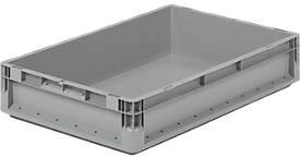 SSI Schäfer Euro Box Leichtbehälter ELB 6120 aus PP Inhalt 23,3 L ohne Deckel grau