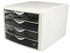 Helit Schubladenbox »the chameleon H6129« schwarz 26x21.2x33 cm