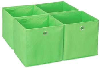 Relaxdays Aufbewahrungsbox im 4er Set Gold
