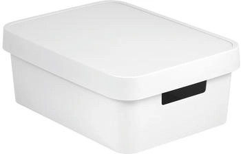 Curver Aufbewahrungsbox mit Deckel Infinity 36 x 27 x 14 cm weiß