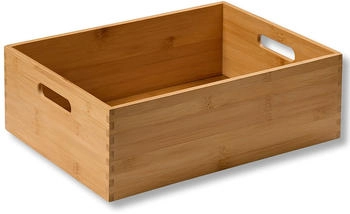 Kesper Aufbewahrungsbox Bambus Mittel 38,5 cm x 28,5 cm x 13 cm