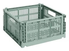 HAY Colour Crate Medium Square Aufbewahrung Sage Green Salvia Grün