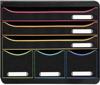 Exacompta Schubladenbox STORE-BOX MAXI 306914D 6Schübe harlekin/sw