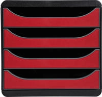 Exacompta 310718D, Exacompta Selbstst&auml;ndige Schubladenboxen (A4+) (310718D) Schwarz