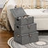 HomCom Aufbewahrungskorb 3er-Set 18L 12L 7L
