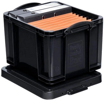 Really Useful Products Really Useful Box Ablagebox 35 Liter (blickdicht) schwarz 48x31x39 cm