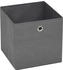 vidaXL Aufbewahrungsboxen 10 Stk. Vliesstoff 28x28x28 cm Grau