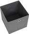 vidaXL Aufbewahrungsboxen 10 Stk. Vliesstoff 28x28x28 cm Grau