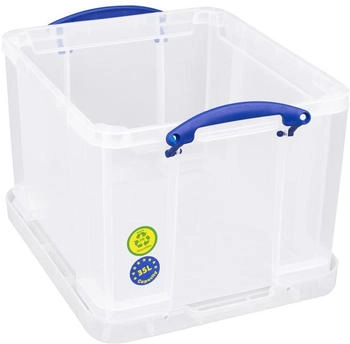 Really Useful Products Really Useful Box 3x Ablagebox 35 L transparent 48x31x39 cm