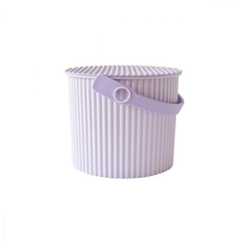 Hachiman Omnioutil Eimer mit Deckel 4 l grape