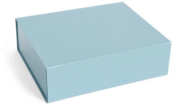 HAY Colour Storage L Box mit Deckel 34,5 x 41,5cm Ocean blue