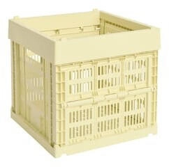 HAY Colour Crate Cube Aufbewahrung Light Yellow Hellgelb