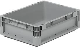 SSI Schäfer Euro Box Leichtbehälter ELB 4120 aus PP Inhalt 10,9 L ohne Deckel grau