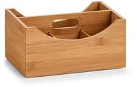Zeller Present Aufbewahrungsbox Bambus, praktischer Griff und Einteilung