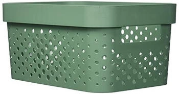 Curver INFINITY RECYCLING Box mit Lochmuster 4,5 L K245854KS86KK 1 Box Farbe: kiefergrün