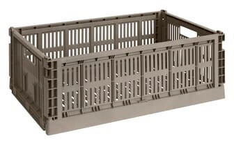 HAY Colour Crate L 34,5 x 53cm Warm grey