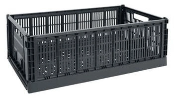 HAY Colour Crate XL 42x68 cm Charcoal