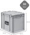 Proregal SuperSparSet 5 x Eurobox NextGen Portable HxBxT 33,5 x 30 x 40 cm 30 Liter Eurobehälter Transportbox Transportbehälter Stapelbehälter