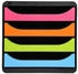 Exacompta Schubladenbox BIG-BOX Iderama 310498D 4Sch. regenbogen