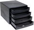 Exacompta Schubladenbox Ecobox 228610D A4+ 4Schübe offen sw/sw