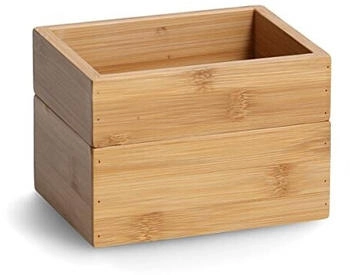 Zeller Holzkisten-Set (1 x Box 14,5 x 11 x 6 cm 1 x Box 14,5 x 11 x 4 cm)