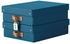 Leitz Aufbewahrungsbox »Puro« 27/37/10 cm 2 Stück 8 L Nachtblau 27x10x37 cm