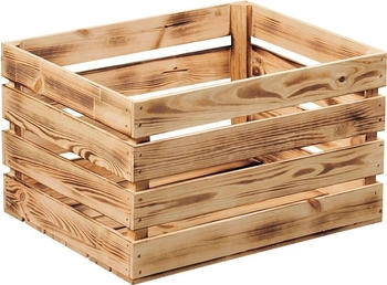 Kesper Holzkiste Kiefer geflammt 47 l