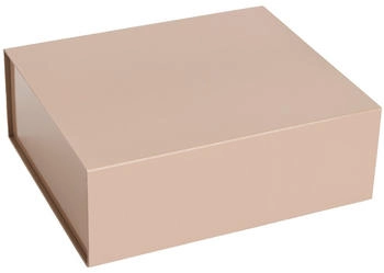 HAY Colour Storage M Box mit Deckel 29,5 x 35cm Nougat