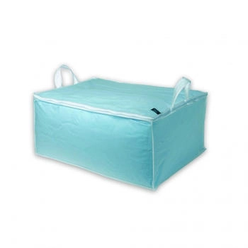 Compactor Textilaufbewahrungsbox für BettdeckeMilky 70 x 50 x 30 cm