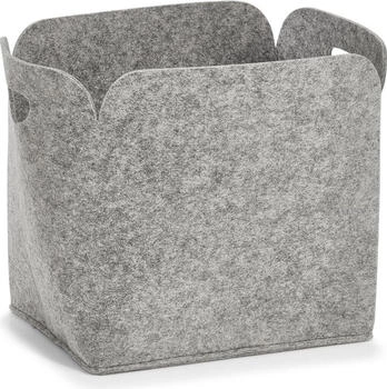Zeller Filzkorb (L x B x H: 36 x 28 x 36 cm Grau)