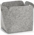 Zeller Filzkorb (L x B x H: 36 x 28 x 36 cm Grau)