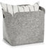 Zeller Filzkorb (L x B x H: 36 x 28 x 36 cm Grau)