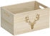 Zeller Zeller Aufbewahrungskiste Hirsch Holz 15221 Maße (L x B x H): 20 x 30 x 16 cm