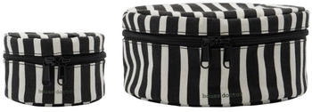 House Doctor Topp Aufbewahrungsboxen schwarz / off-white (2er-Set)