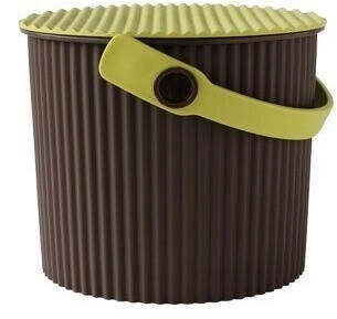 Hachiman Omnioutil Eimer mit Deckel 4 l braun