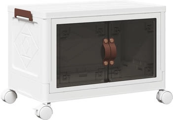vidaXL Aufbewahrungsbox mit Rädern Stapelbar 28 L 48x29,5x33 cm